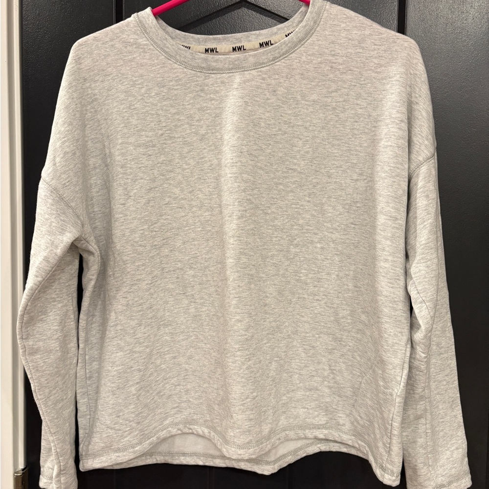 Madewell MWL Gray Crewneck Sweatshirt